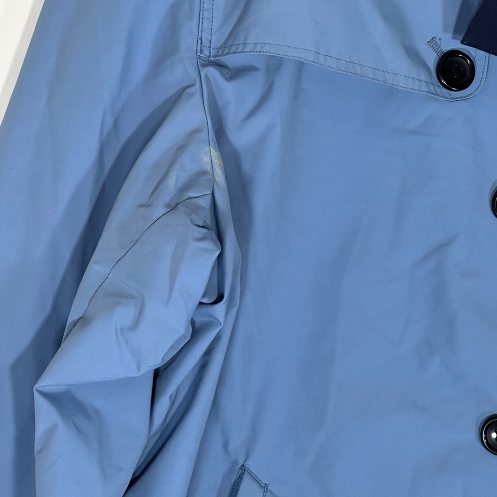 Disney Worldwide Unisex Cast Member Blue Trench Jacket Size XL Employee Coat - Picture 8 of 16